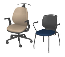 ナイキのオフィスパーツ素材