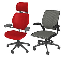 Ergohuman [関家具]のオフィスパーツ素材