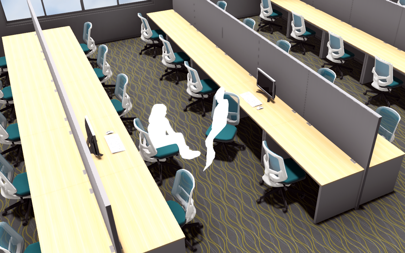 背面式レイアウト