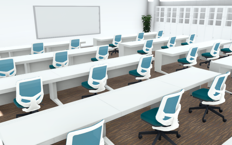 スクール式レイアウト（学校式レイアウト）