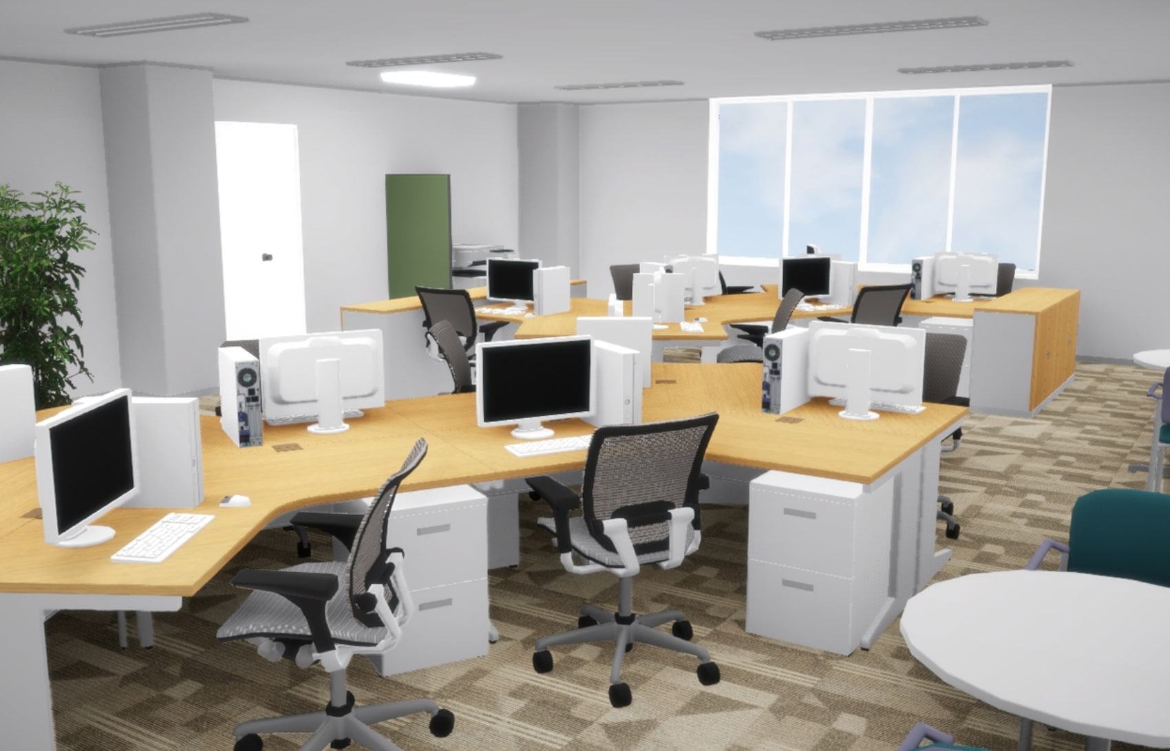 執務室のパース