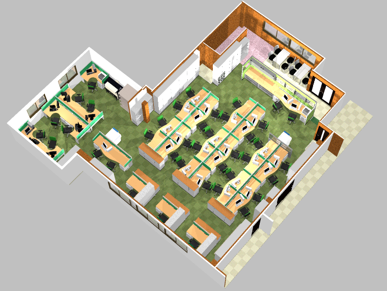 鳥瞰図のパース