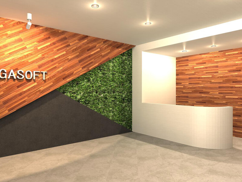 複雑な形状の独立壁に対応