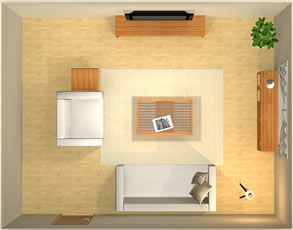 ムダが多いレイアウト 鳥瞰