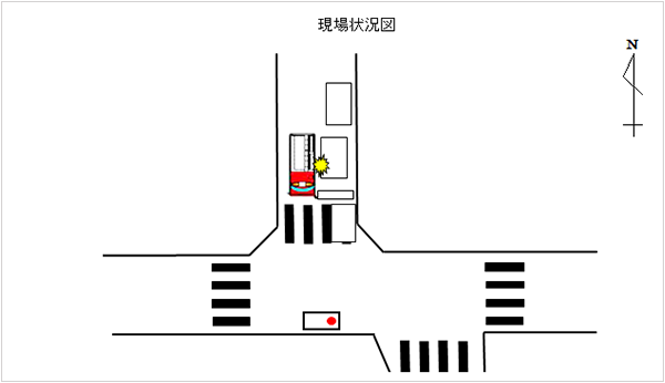 東京消防庁・事故状況図2 before
