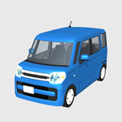 軽自動車TA02_ブルー