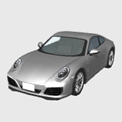 スポーツカーTA04_シルバー