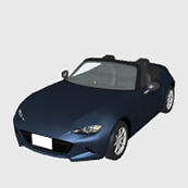 スポーツカーTA01_ブルー