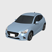 クコンパクトカーTA04_ライトブルー