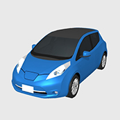 コンパクトカーTA03_ブルー