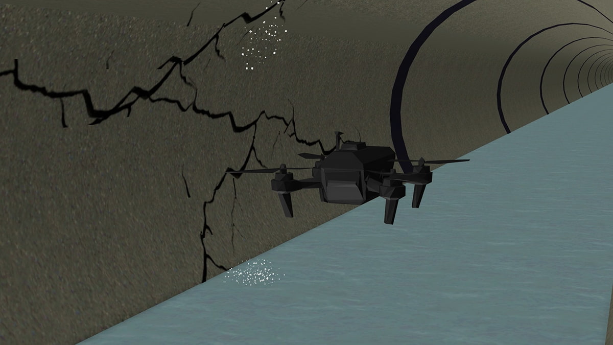 下水道ドローン調査