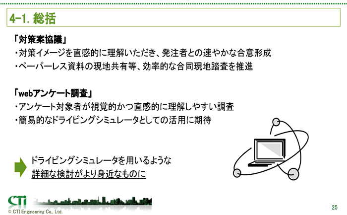 株式会社建設技術研究所様JSTEシンポジウムのプレゼン資料より