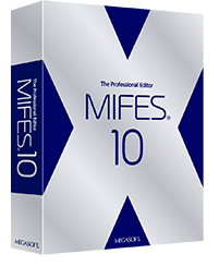 テキストエディタ MIFES 10 パッケージ画像