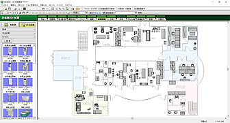 ３Ｄ医療施設プランナー操作画面