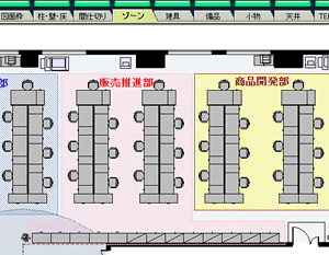 ゾーン別レイヤ