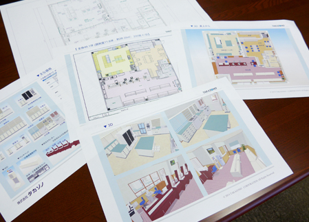 支援設計部がプレゼンで使う資料のイメージ