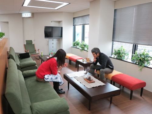 完成したリフレッシュスペース