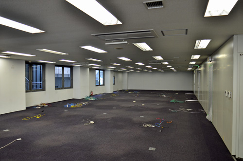 撤去後のオフィス