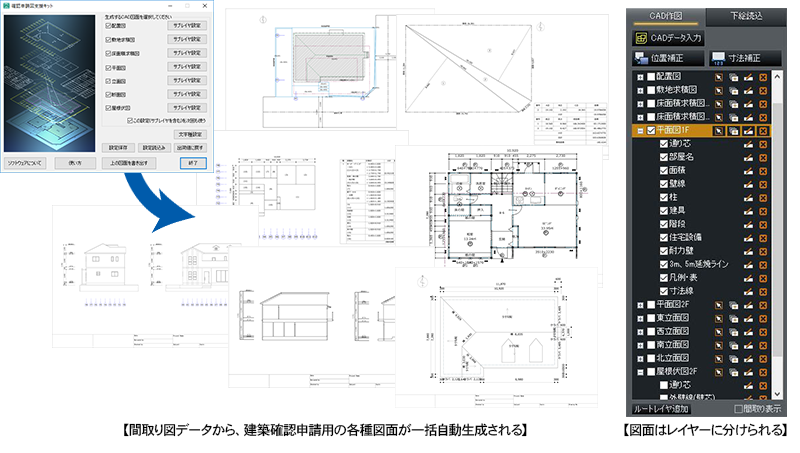 間取り提案から確認申請までをワンストップで 3d建築ソフトが機能強化