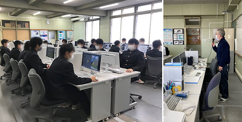 北海道札幌工業高等学校・建築科第３学年の授業を取材しました