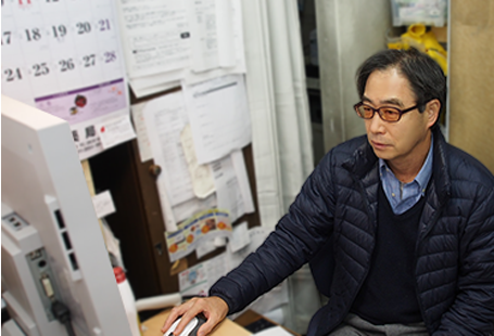 STARFAXでFAX管理を行う武井氏