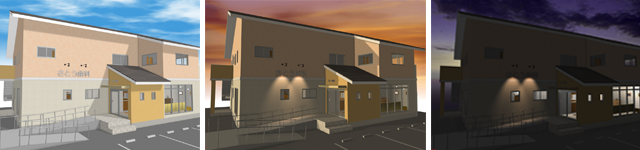 昼夕夜の切り替え例