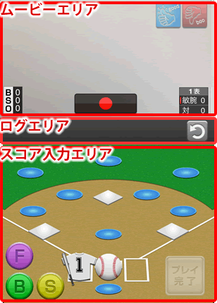 スコア入力画面