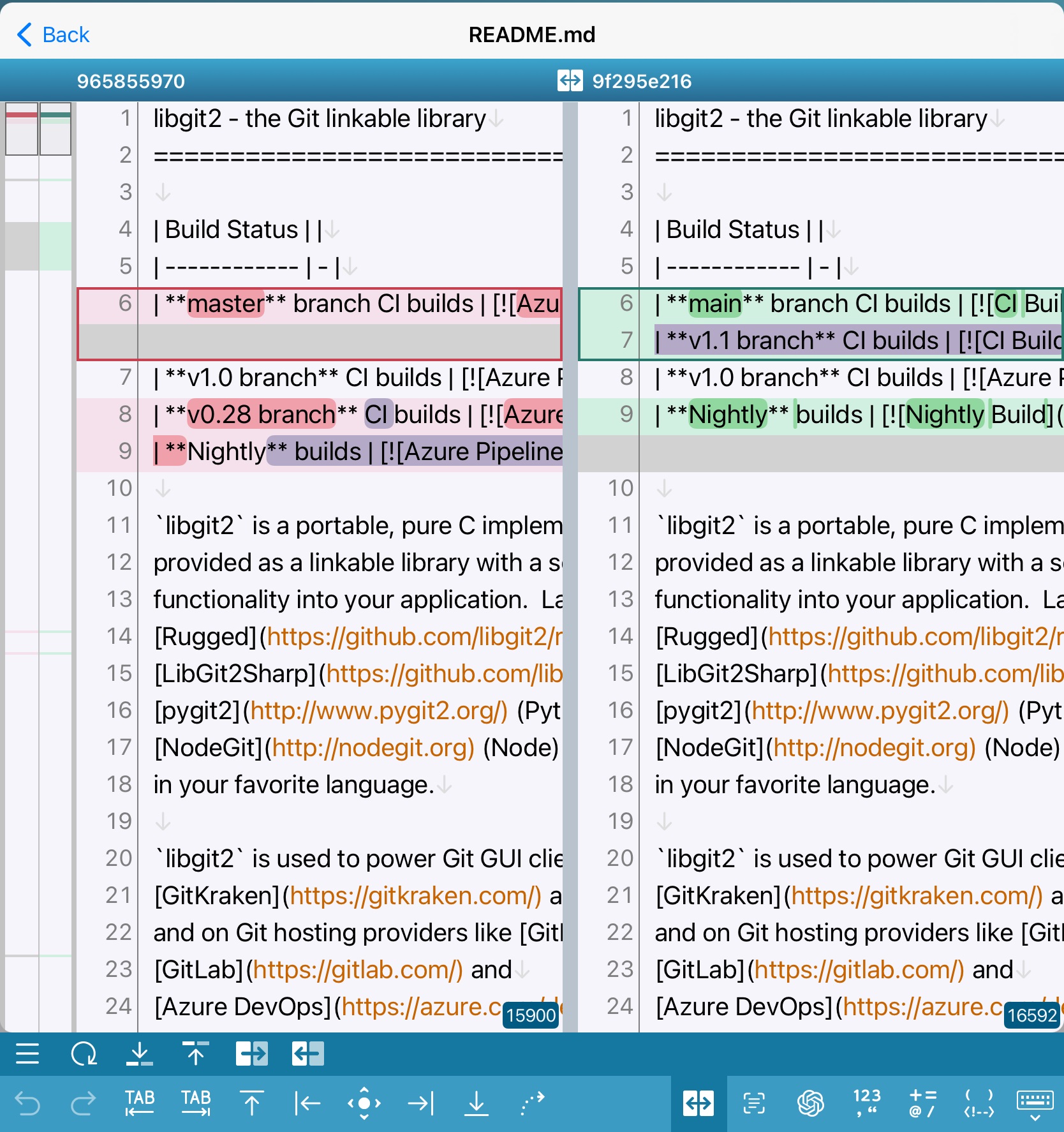Compare from Log Details
