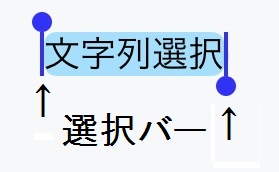 選択バー