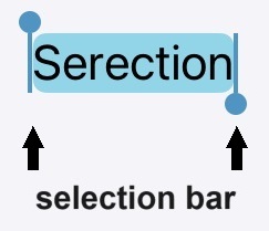 selection bar
