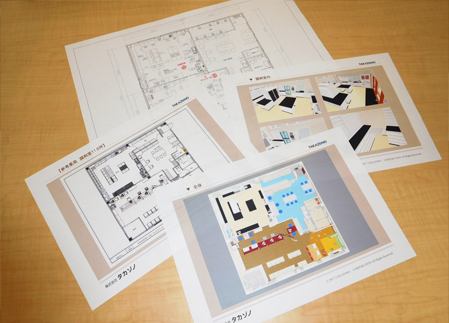 営業マンが提案に使用している資料