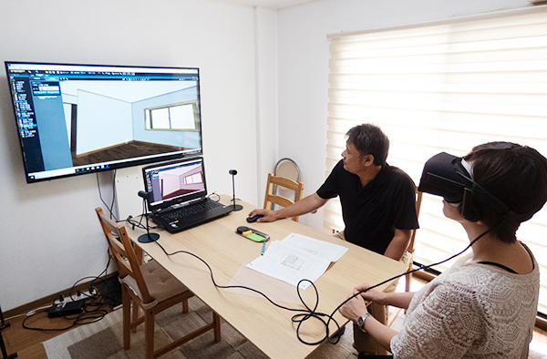 VRでプレゼン風景