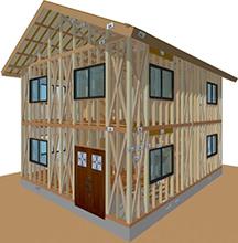 3Dで学ぶ木造建築用学習教材