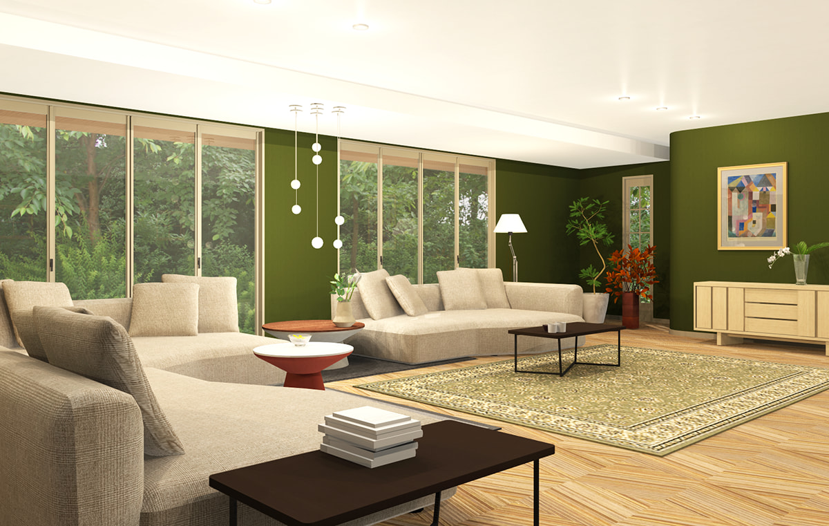 新着パーツ使ってみた-46 日本フクラのパーツを使ったパース図