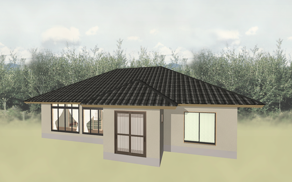 和風の平屋の外観