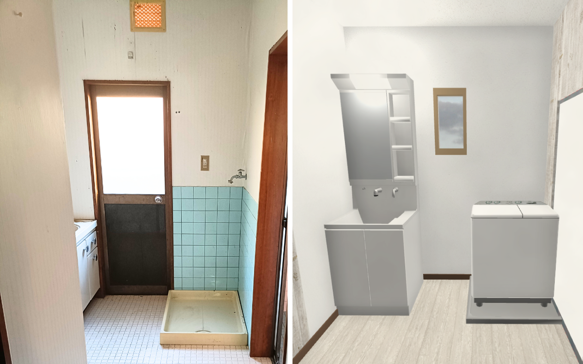 リフォームのビフォーアフター比較画像