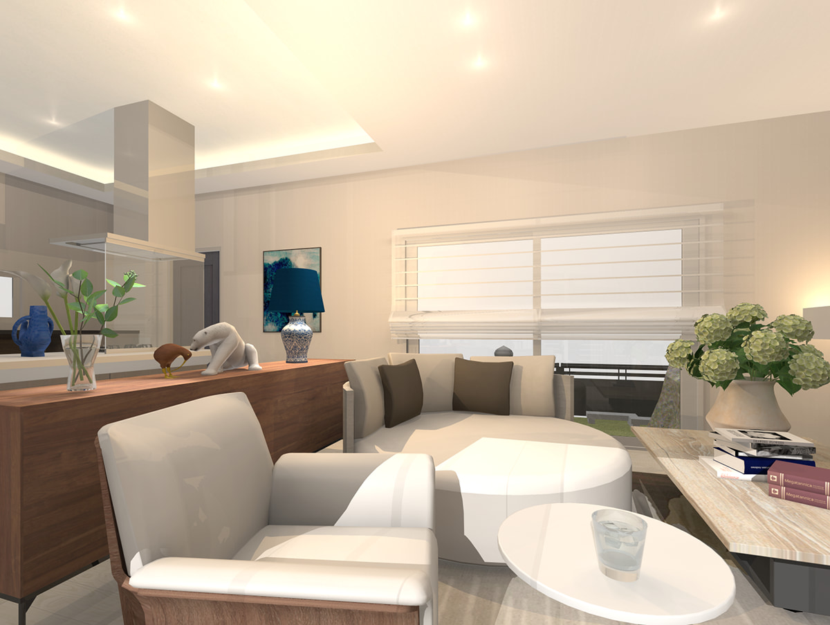 新着パーツ使ってみた-52 ノンブランドの3Dパーツを使ったパース図