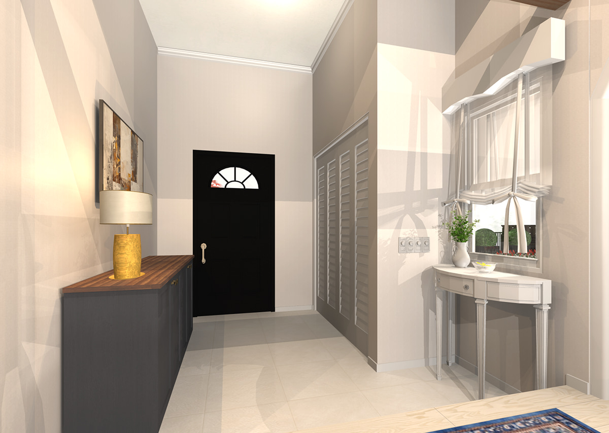 新着パーツ使ってみた-52 ノンブランドの3Dパーツを使ったパース図