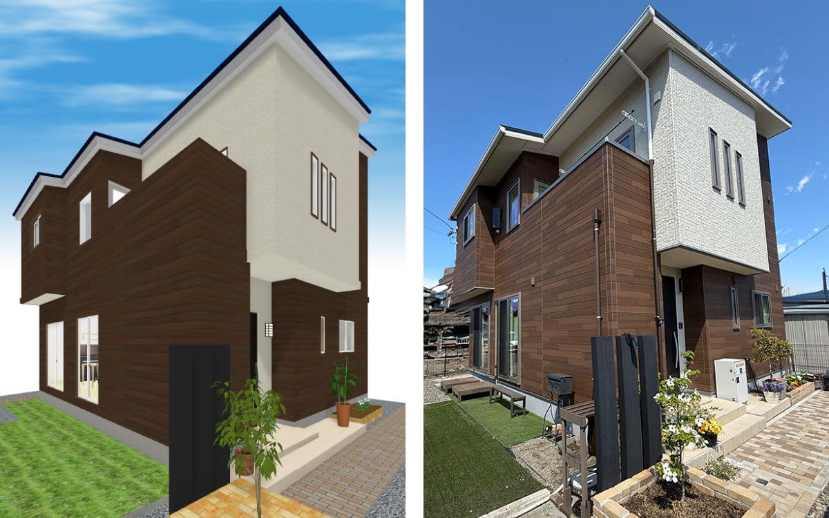 【3Dマイホームデザイナーで建てた家】外観も室内も3Dでイメージできた