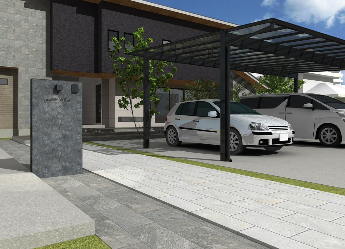 新着パーツ使ってみた-53 三協アルミの3Dパーツを使ったパース図