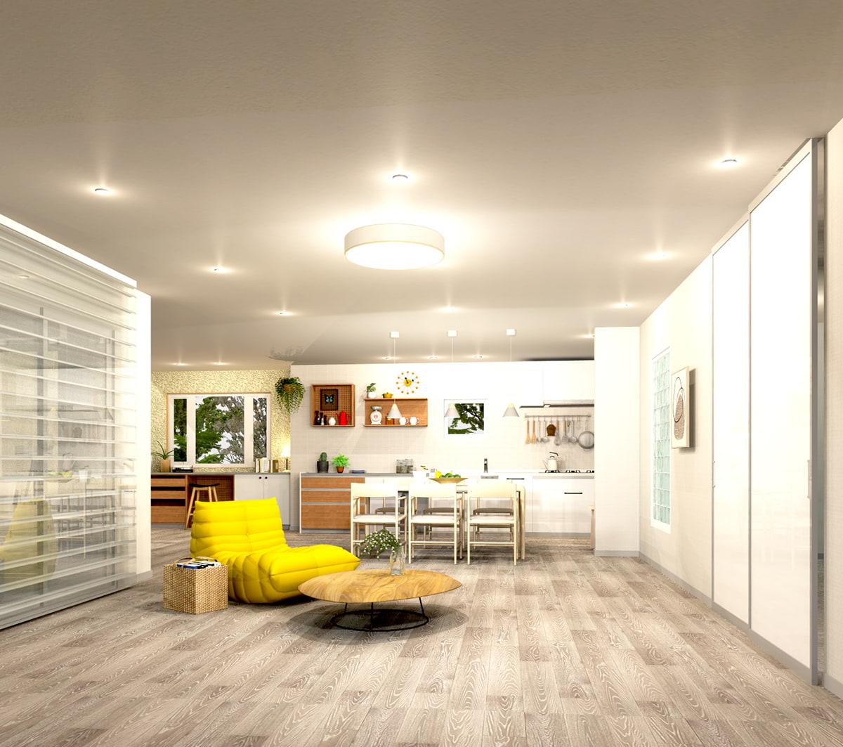 新着パーツ使ってみた-55 パナソニックの3Dパーツを使ったパース図