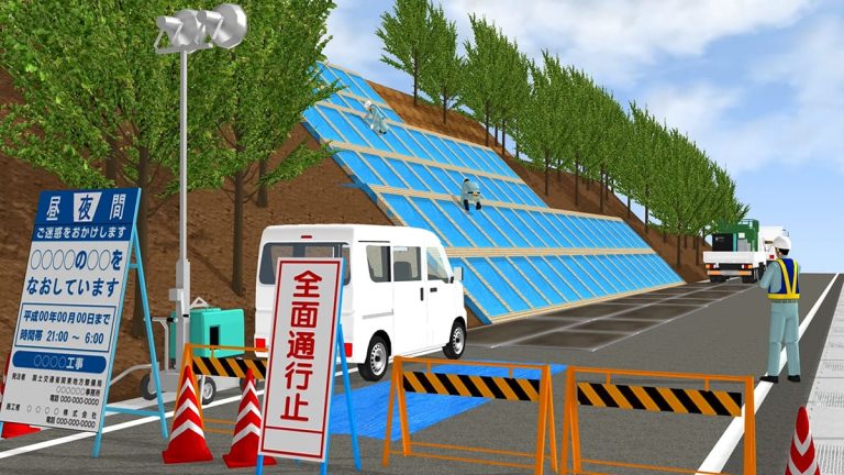 法面工事 - 土木工事4D ムービーメーカー