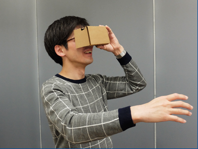 スマートフォンを利用した建築VR